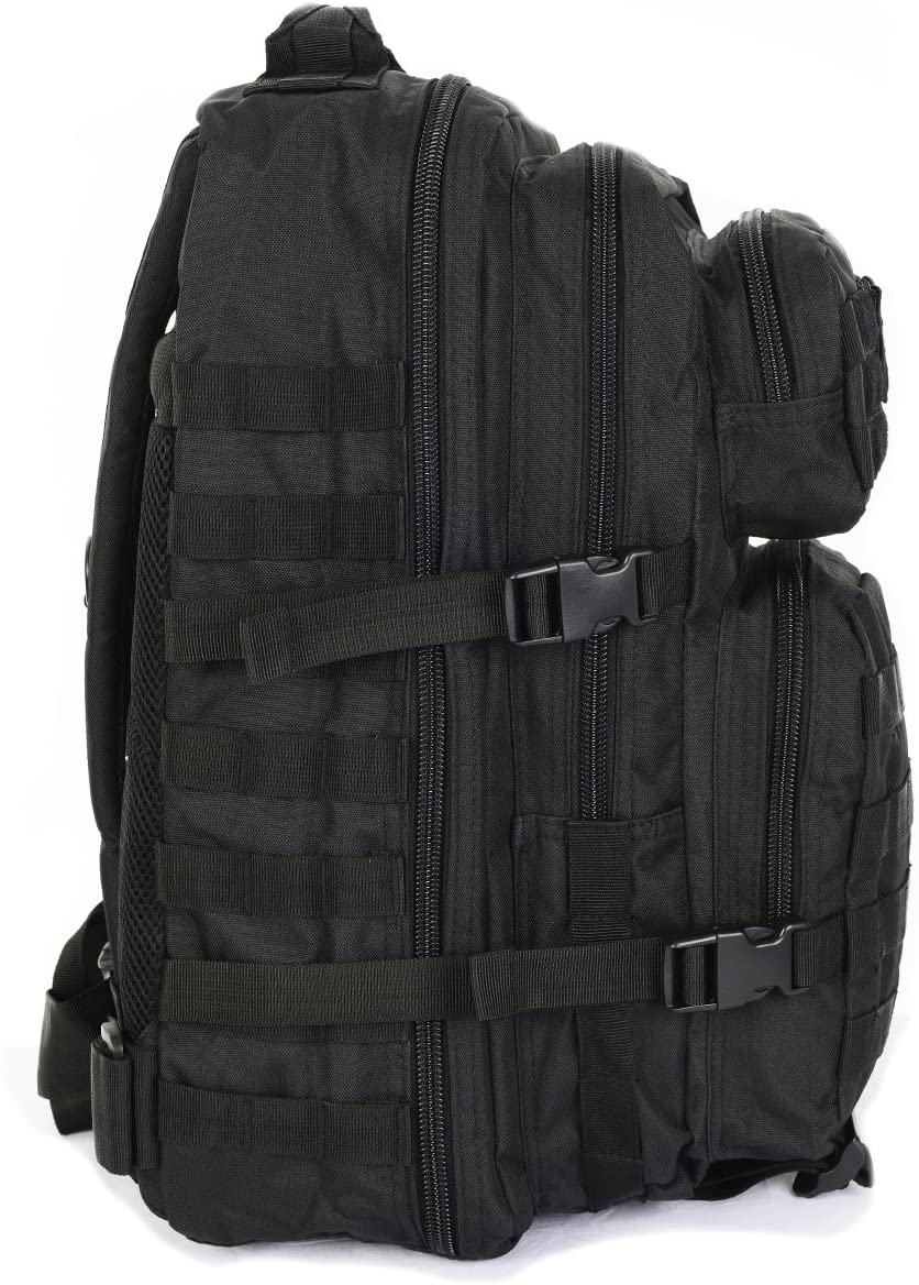 Mil-Tec US assault rucksack, 36 litres, black 36L - Image 4