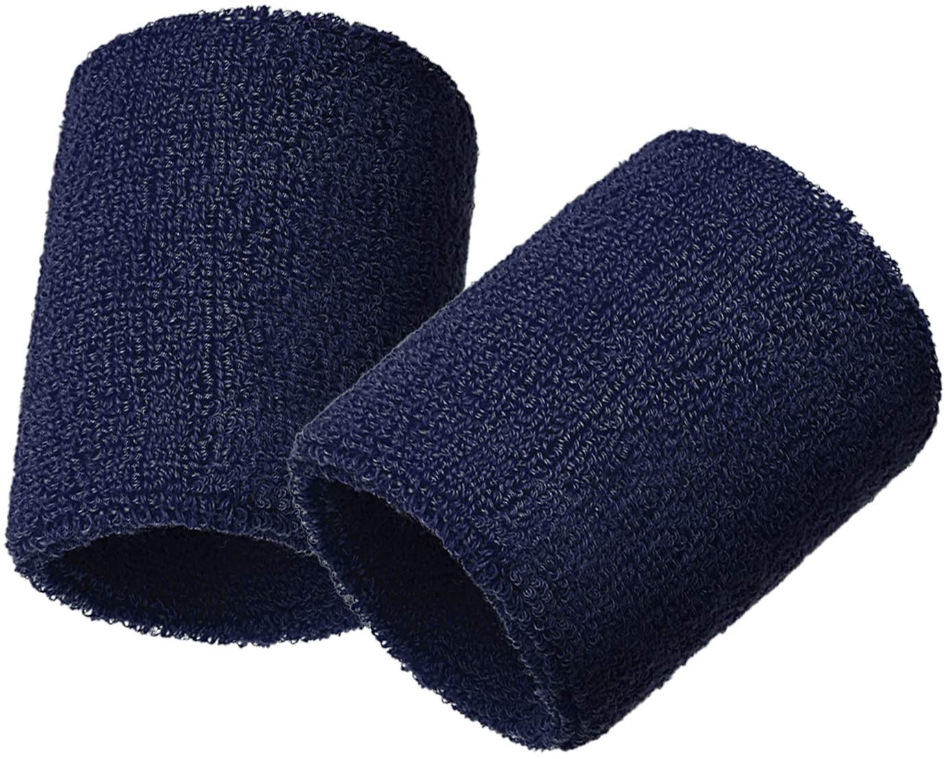12 Pack Sweatbands Sports Wristband Cotton Sweat Band for Men and Women Good for Tennis Basketball, Running, Gym - Image 3