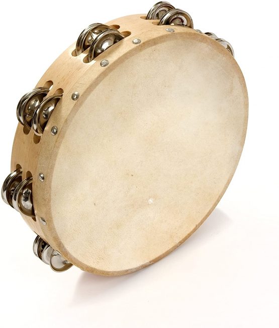 Percussion Plus PP874 10 inch 16 Jingle Tambourine