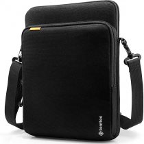 tomtoc Tablet Shoulder Bag for 12.9-inch New iPad Pro 2021-2018 with Magic Keyboard and Smart Keyboard Folio, Surface Pro 8/X/7+/7/6/5, Spill-Water Resistant Cordura Fabric Tablet Sleeve