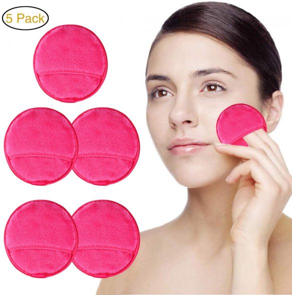 Queta Make Up Remover Pads 5 Pieces Make-Up Removal Pads Face Cleaning ...