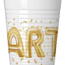 Procos PR89639 ProcosGold Party 200 ml Plastic Glass, Gold, 5PR89639
