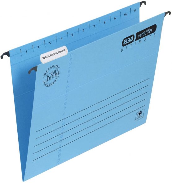 Elba Verticflex Ultimate Suspension File Manilla 240gsm A4 Blue Ref L901000 [Pack of 25],100331149