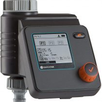 Gardena Select irrigation control, black, gray, orange