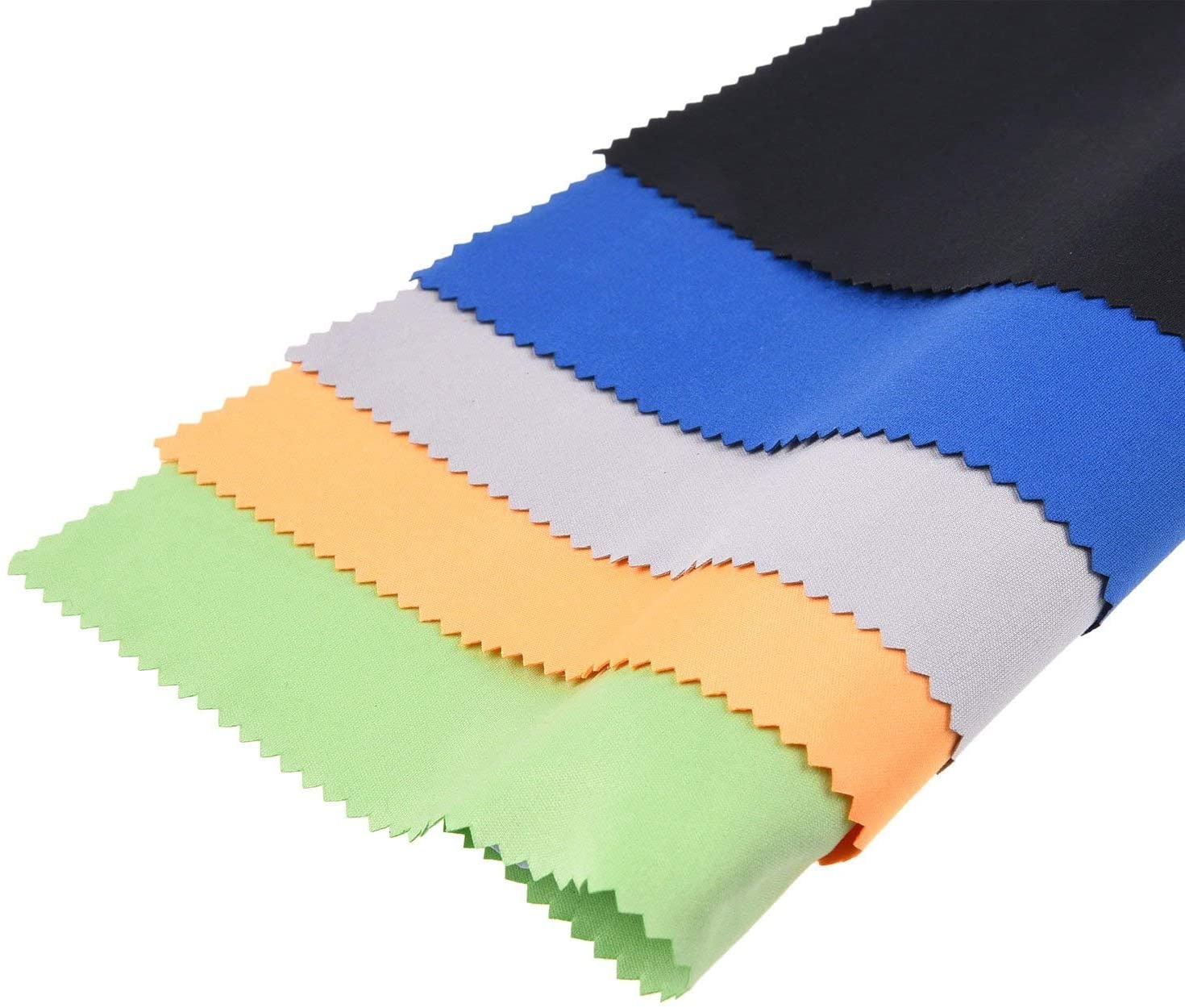 ECO-FUSED Microfiber Cleaning Cloths, 5 EXTRA LARGE Cloths Suitable for Cleaning Glasses Spectacles, Cameras, iPad, iPhone