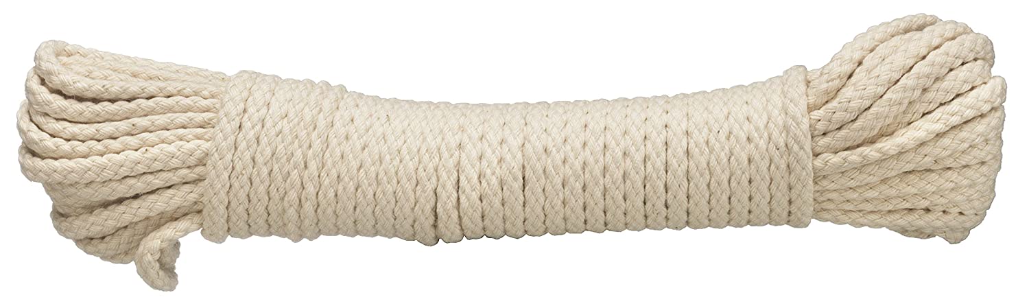 CONNEX DY2702890 4mm 20m Cotton Cord, White, 20m X 4m