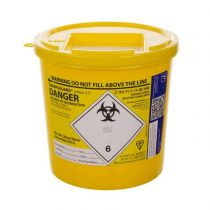 Sharpsguard DNDD471YL Sharps Bin, 5L Capacity, Yellow