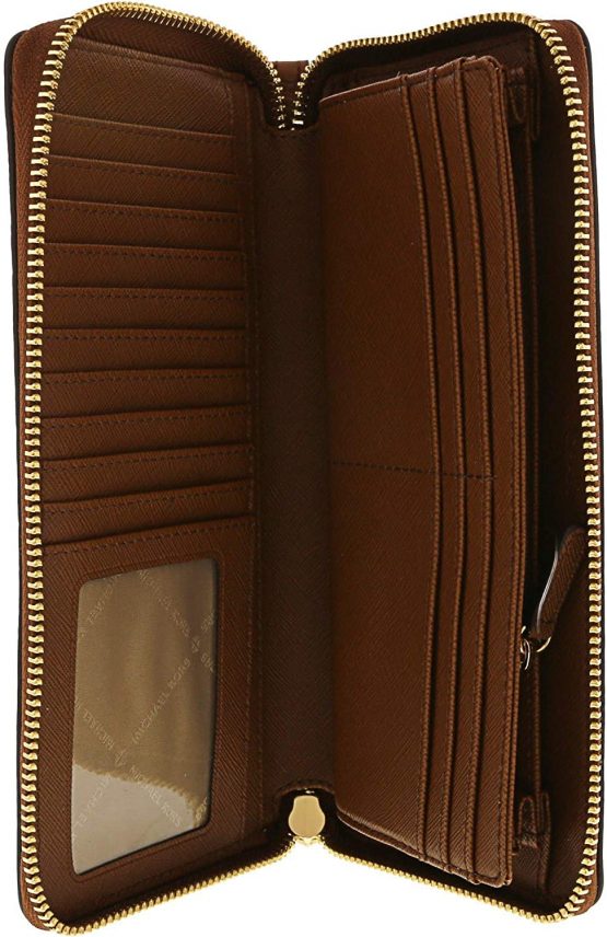 Michael Michael Kors Pebbled Leather Continental Wristlet Donna Mod. 32S5STVE9L - Image 4