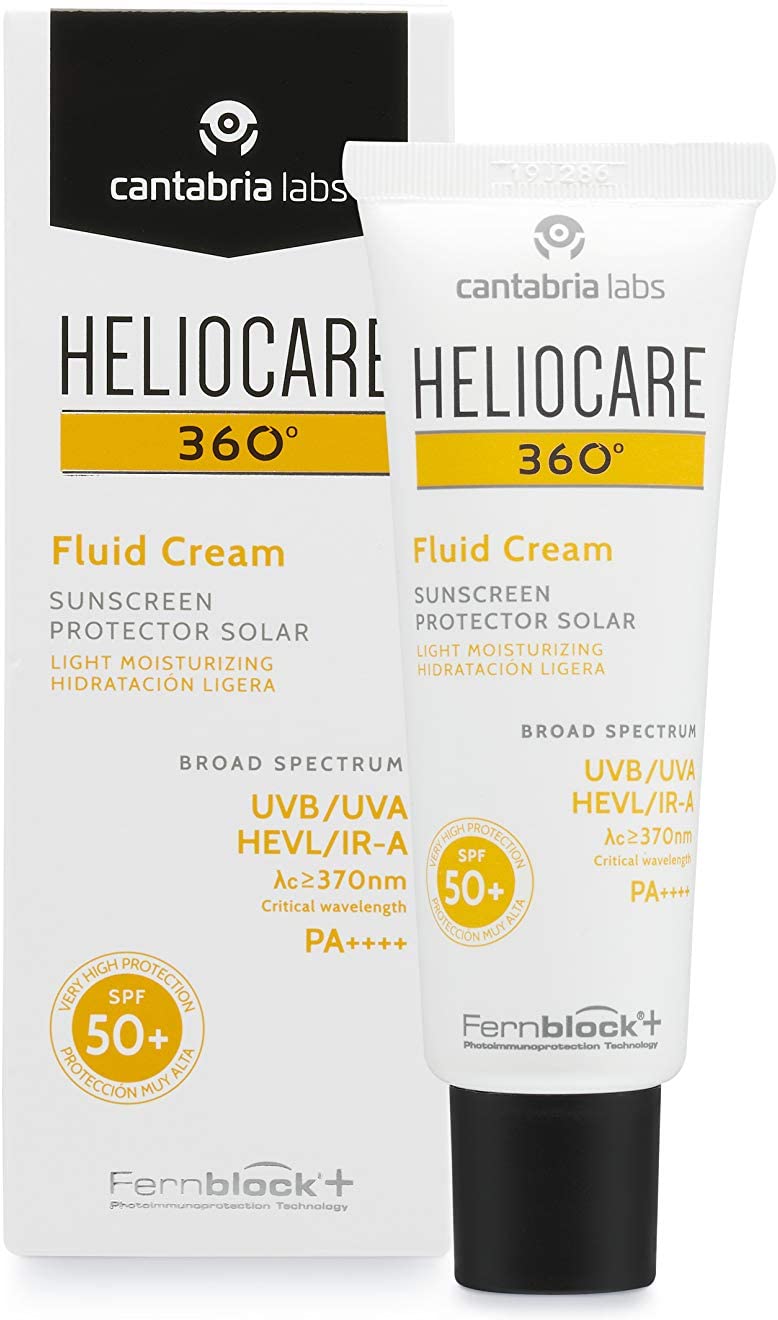 Heliocare 360 Fluid Cream SPF50+ 50ml / Sun Cream For Face/Daily UVA - Image 3