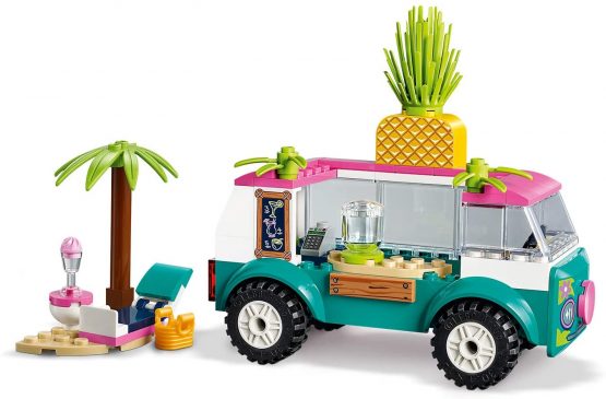 LEGO 41397 Friends Juice Truck Toy Playset with Emma, 2 Dolphins and Beach Scene, for Preschool Kids 4 + Year Old - Image 3