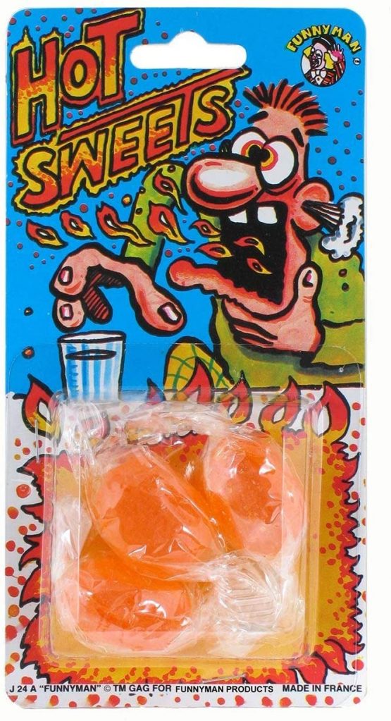 Hot Sweets - Joke Novelty Sweets - Chilli Pepper Flavoured! (Pack of 3)