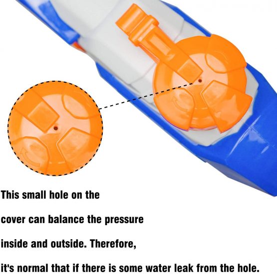 MOZOOSON Water Gun Toy for Kids, Powerful Water Pistol with 750ML Moisture Capacity | 33ft Long Range Squirt Gun, Blaster Toy for Kids and Adults - Image 2