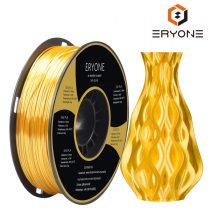 ERYONE Silk PLA Filament for 3D Printer, 1.75mm, Tolerance: ±0.03mm, 1kg (2.2LBS)/Spool, Gold