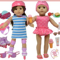The New York Doll Collection Doll Accessories Fits 18 Inch / 46cm Dolls - Includes Roller Skates and Bathing Suit Swim Set for Fashion Girl Dolls - Doll Clothing and Many More Accessories