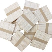 Kids B Crafty 300 Lollipop Sticks, Lolly Sticks, Natural Smooth, Wooden Lolly Sticks 114mm, Lollypop Sticks, for Home Ice Cream Making and School Crafts, Popsicle Sticks, Ideal for Art Supplies