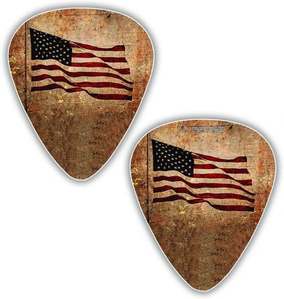 Creanoso Vintage Guitar Picks (12-Pack) - Premium Music Gifts & Guitar Accessories for Husband Dad Boys Son Men Him Boyfriend Musician Gift – Medium Gauge Celluloid – Best Dad Gifts - Image 3