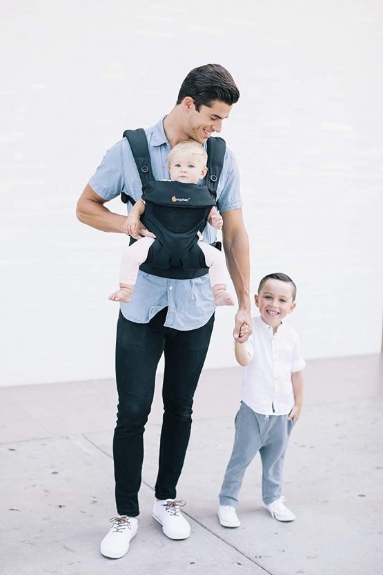 Ergobaby Baby Carrier Up to 3 Years with Cool Air Mesh, Onyx Black - Image 4
