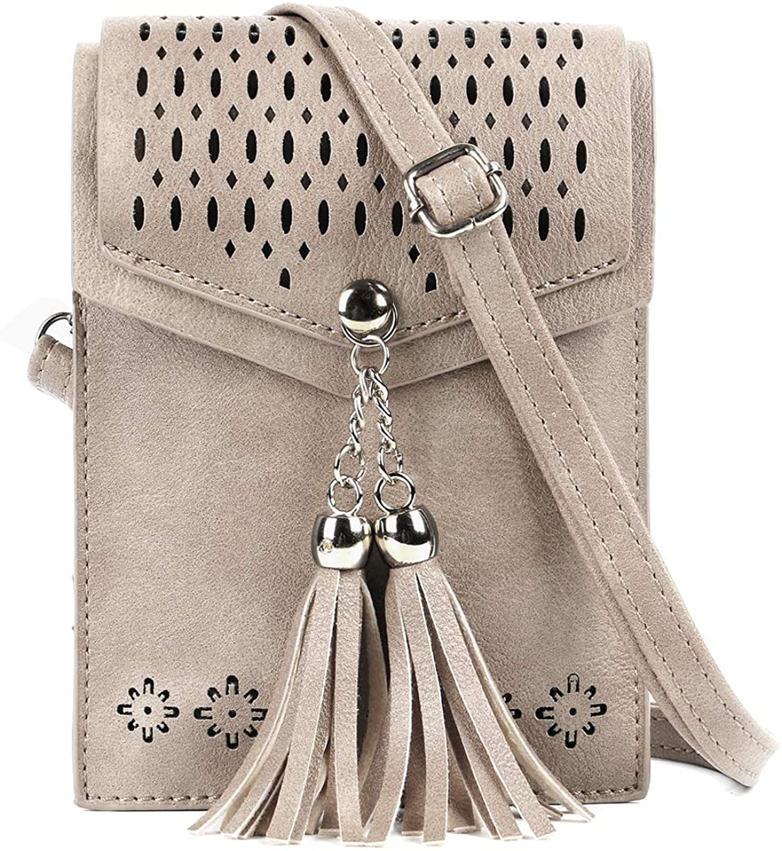 seOSTO Holiday Crossbody Bag Women Small Shoulder Bag, Ladies Small Crossbody Bag for Women with Tassel Long Shoulder Strap