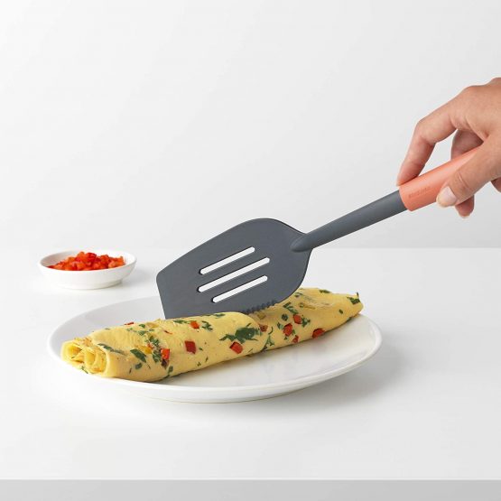 Brabantia 122804 Tasty+ Spatula Plus Cutting Edge, Terracotta Pink - Image 4