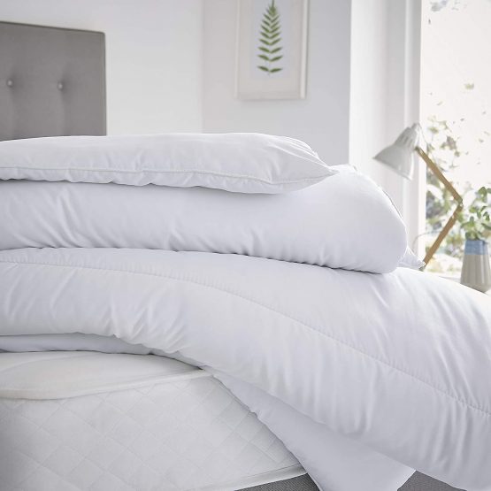 Silentnight Cooler Summer 4.5 Tog Duvet, Microfibre, White, King - Image 4