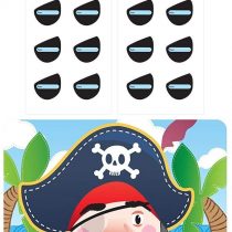 Henbrandt Stick The Eye Patch On The Pirate Game - Party Childrens Kids Pin Tail Activity