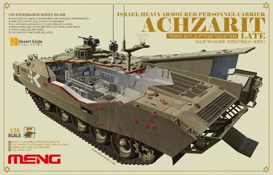 MENG 1:35 Scale Israeli Achzarit Late Heavy Armoured Personnel Carrier Model Kit (Multi-Colour)