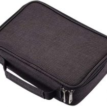 AMGOMH Pencil Case, 72 Slots Multi-Functional Large Capacity Pens Case Pencil Pouch Wrap Coloring Pencil Holder Organizer Stationary Bag with Interior Zippered Pocket for Small Accessories (Black)