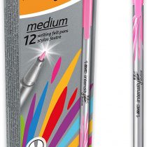 BIC Intesity Medium 0.8mm Medium Point Marker - Pink (Box of 12)