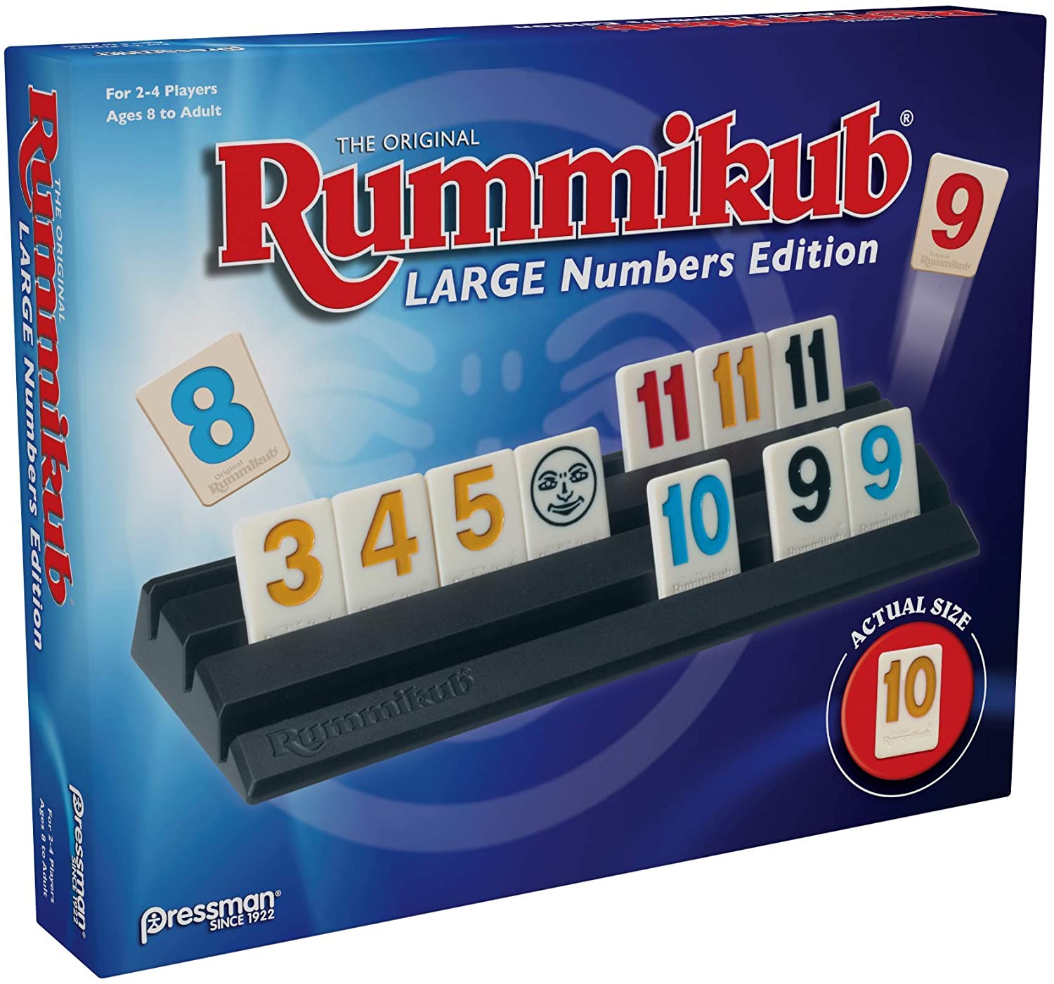 Rummikub: Large Numbers Edition, Green,orange, 2 inches x 13.25 inches x 0.1 inches - Image 4