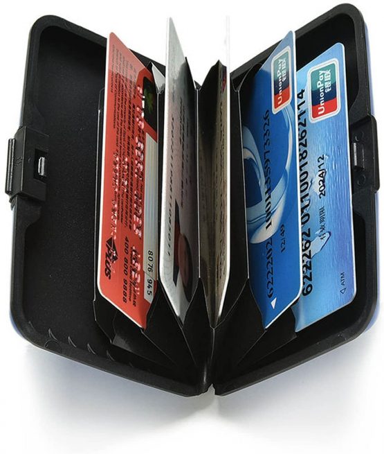 Rfid Block Contactless Floral Wallet Bank Credit Card Protector Guard Hard Case - Image 3