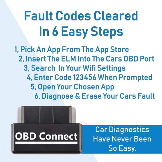 OBD Connect - OBDII OBD 2 WIFI Fault Code Reader For Use With IOS/Apple Devices - Image 4