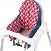 IKEA Antilop Highchair Cushion Cover Red/Blue (Cover Only)