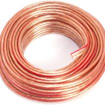 Loudspeaker Cable 2 x 1.50 mm² - 10 m - Transparent - CCA - Audio Cable - Box Cable