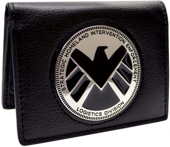 Marvel Avengers Agents of Shield Phil Coulson Badge Black ID & Card Wallet - Image 2