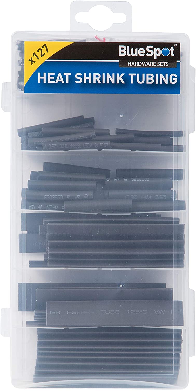 Blue Spot Tools 40508 127 Piece Heat Shrink Tubes, black, confezione da 1 - Image 2