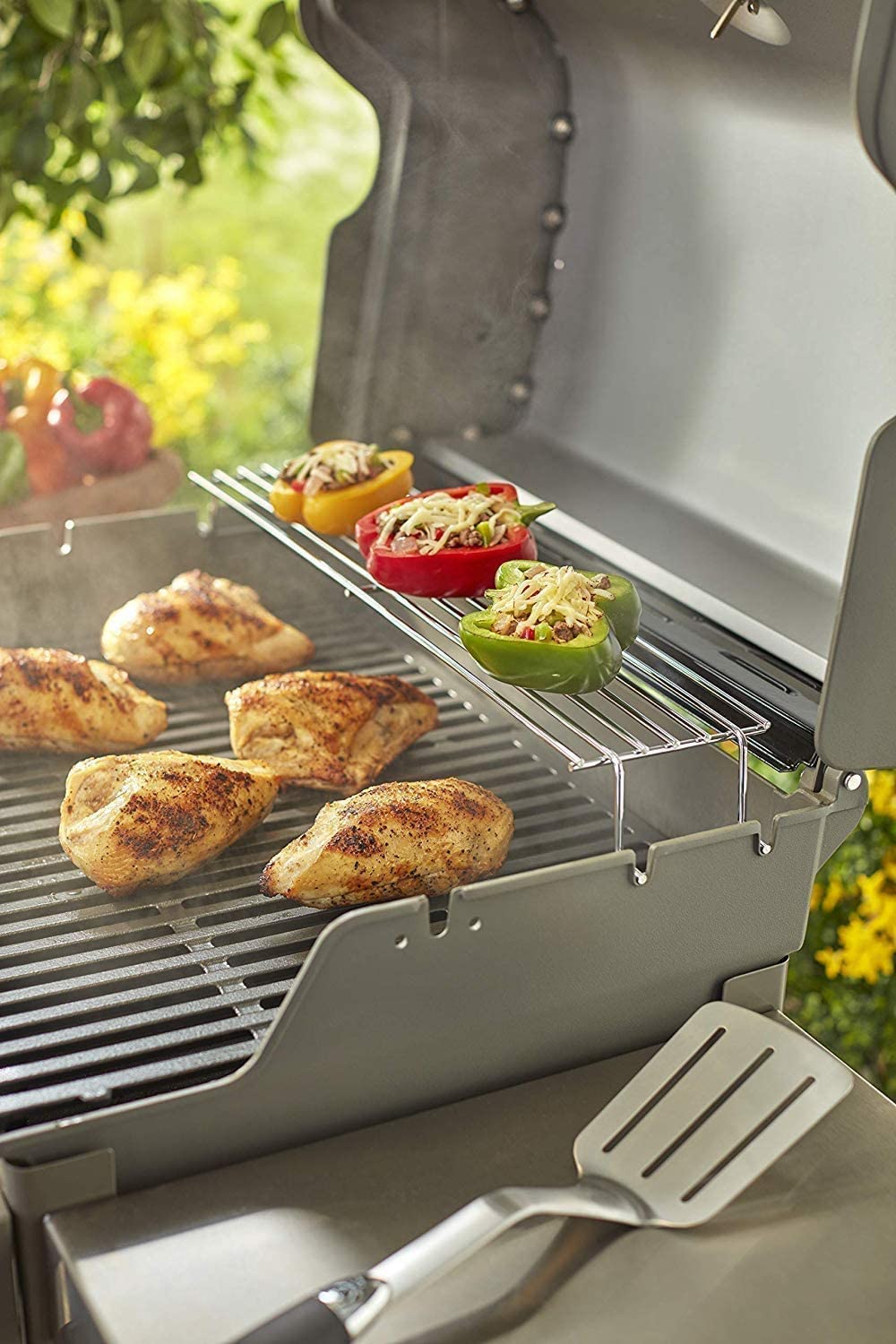 Weber Warming Rack For Effortless Grilling And Food-Keeping