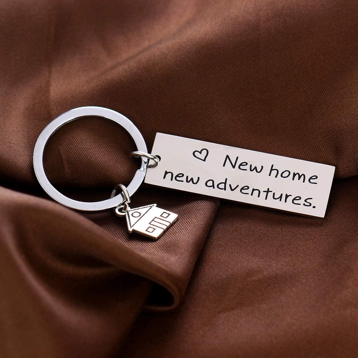 MADHAHEFU First Home Gifts Keychain Jewellery for Men Women Housewarming Gifts for New Home (New Home New Adventures #1) - Image 2