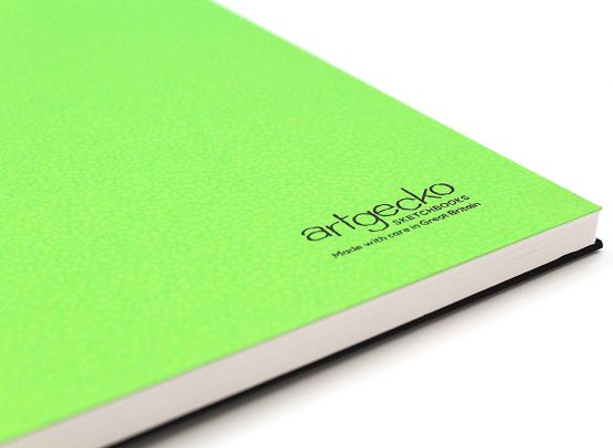 Artgecko Classy Sketchbook A3 Landscape - 80 Pages (40 Sheets) 150gsm White Cartridge Paper - Image 3