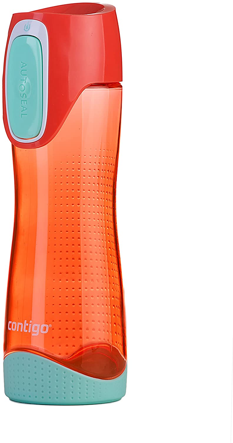 Contigo drinking bottle Swish Autoseal large BPA-free plastic water bottle, leak-proof, for sports cycling, jogging, hiking - Image 2