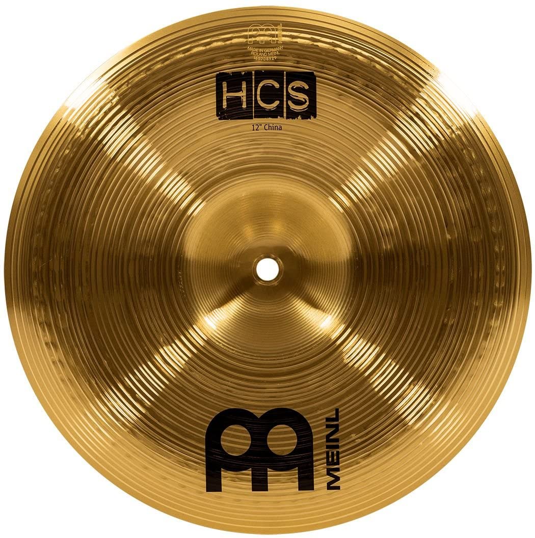 Meinl Cymbals HCS China Cymbal 12 inch (Video) for Drum Set (30,48cm) Traditional Finish Brass, Made in Germany (HCS12CH)