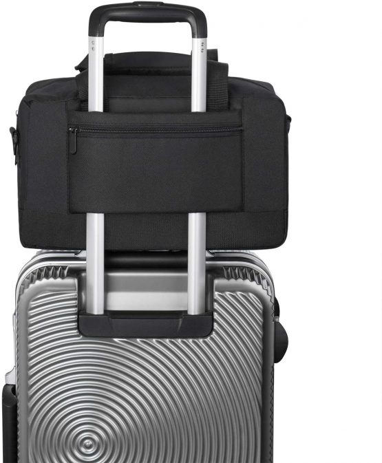 Ryanair Cabin Bag Travel Bags Weekend Overnight Bag Hand Luggage Holdall Second Flight Underseat Bags for Women Men 35x20x20cm Shoulder Strap Carry on Bag Foldable Duffel Sports Gym Black - Image 2