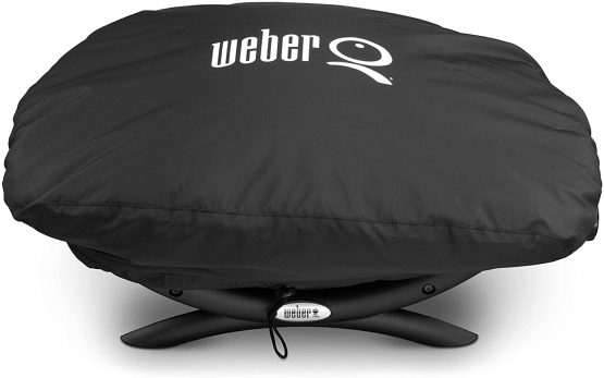 Weber 7117 Premium Grill Cover, Fits Q 100/1000 series, Black, 35.6 cm*71.1 cm*43.2 cm - Image 2
