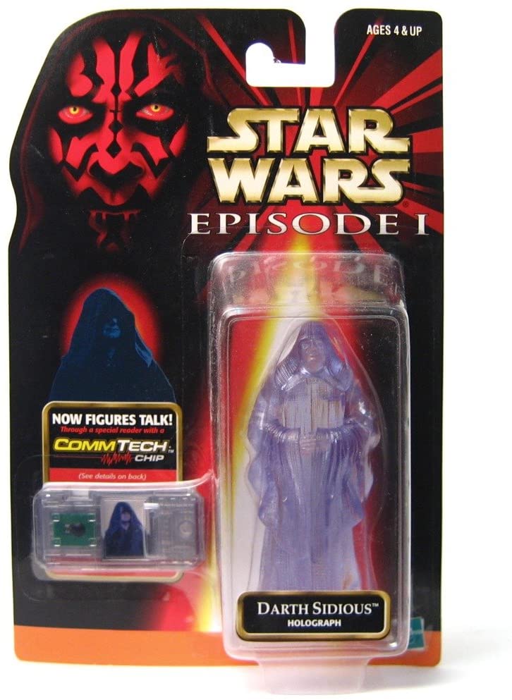 Star Wars Episode 1 Darth Sidious Holographic Action Figure