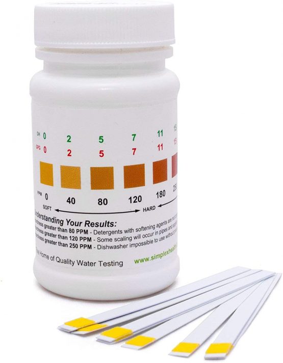 SimplexHealth Total Hardness Water Test Strips (50 Strips) - Image 2