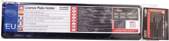 Sumex MAT8500 Registration Frame ABS Euro Clip - Black - Image 2