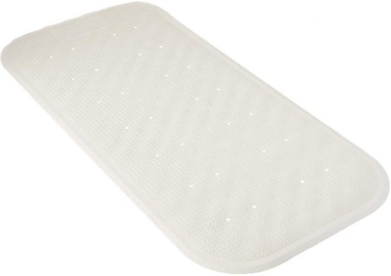 Homecraft Safety Bathroom Mat, Shower and Bathtub Slip Resistant Mat with Drainage Holes and Suction Cups, Non Slip Stability Aid, Large