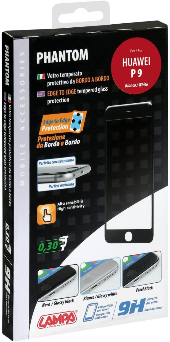 Lampa Phantom Tempered Glass for Huawei P9, White - Image 2