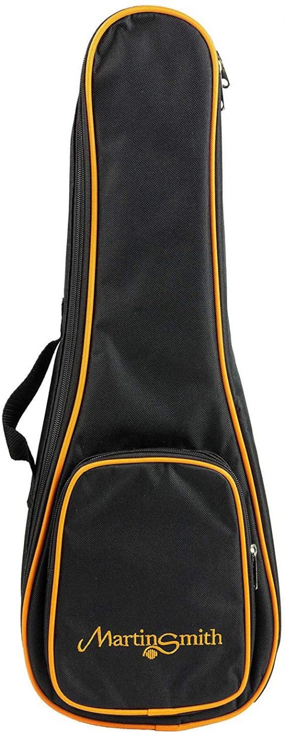 Martin Smith Premium Soprano Ukulele with Tuner, Padded Bag & Spare Aquila Strings - Image 4