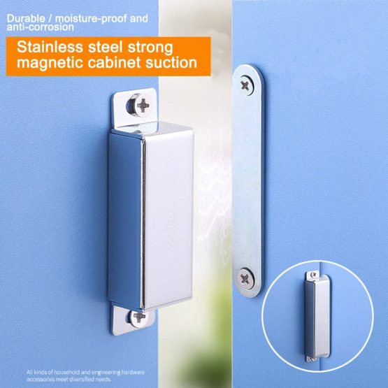 Magnetic Catches 4 Pack Magnetic Door Catch 6kg Magnetic Door Catches for Cupboards Cabinets, Door Magnets for Kitchen Wardrobe Magnets Door Closure - Image 4