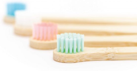 Wild & Stone Organic Baby Bamboo Toothbrush | Four Colours | Soft Fibre Bristles | 100% Biodegradable Handle | BPA Free | Vegan Eco Friendly Baby Toothbrushes - Image 3